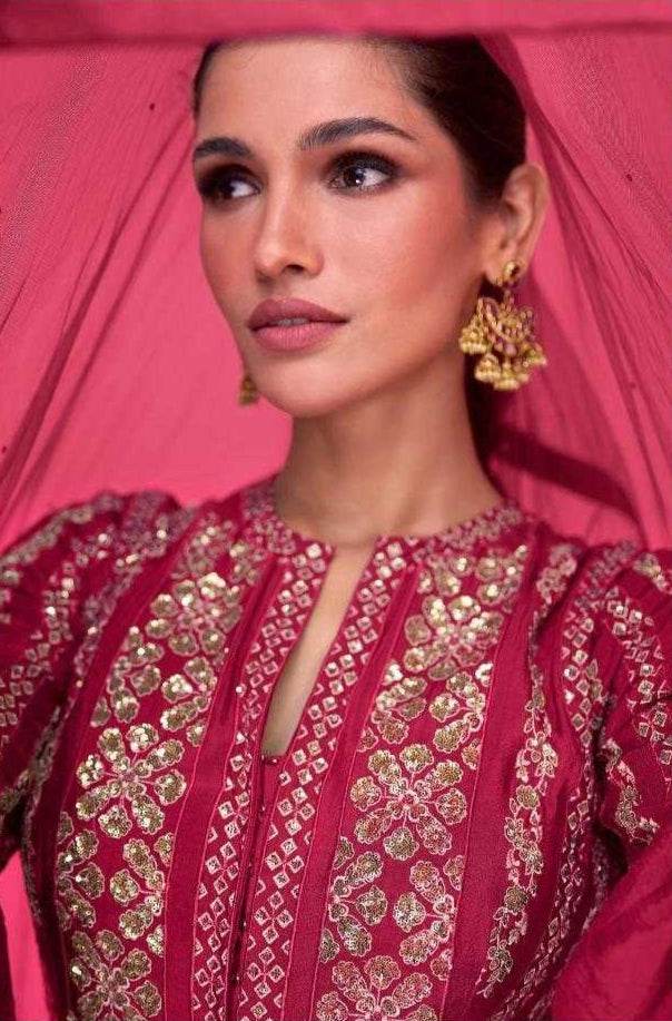 Georgette Embroidery Anarkali Long Gown - MYLUXURY LANE ENTERPRISE
